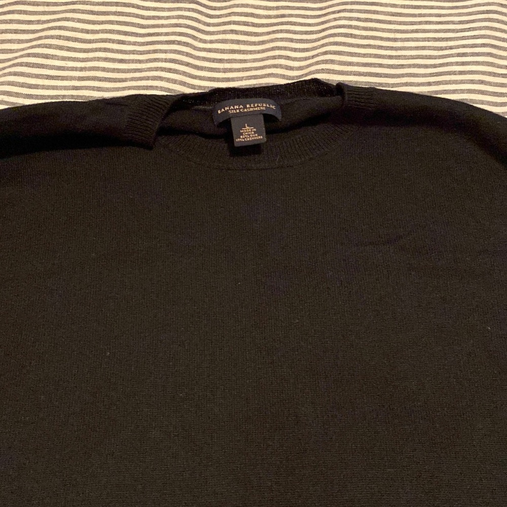 Men’s silk/cotton/cashmere sweater